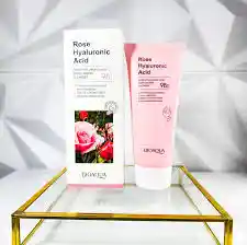 🌸 Limpiador Facial Bioaqua Rose Hyaluronic Acid | Hidratación 💧 & Frescura 🌿