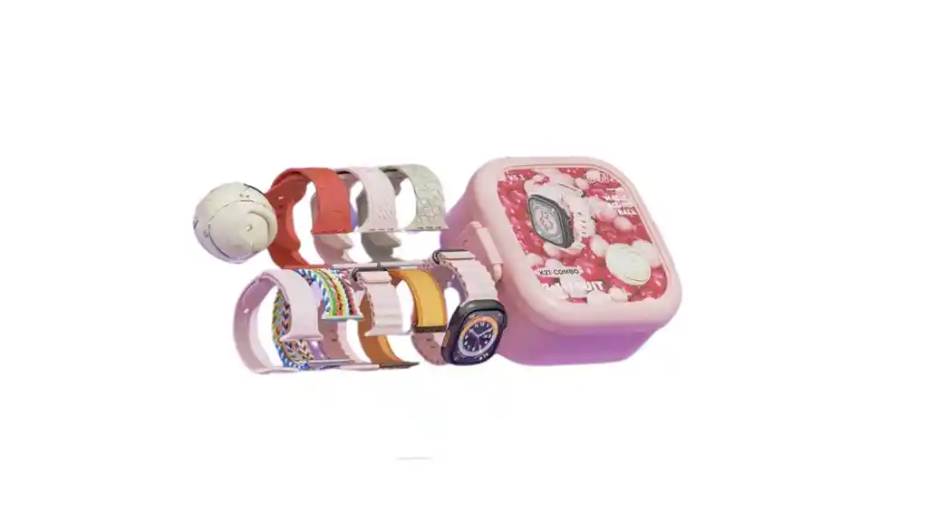 Combo Reloj Inteligente K21 + Audífonos Ows + 7 Correas Intercambiables