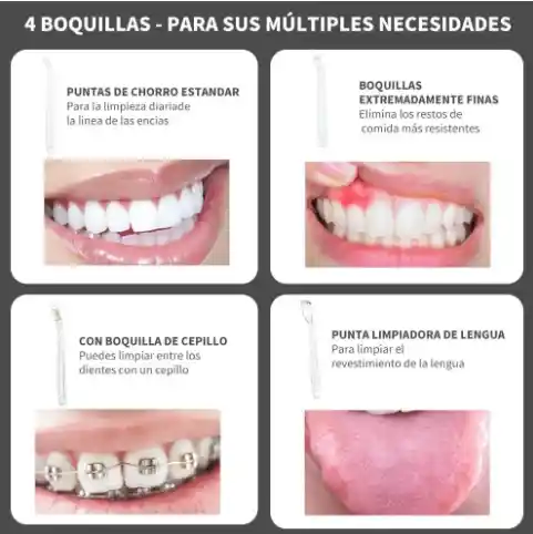 Kit Dental Premium 2 En 1 (irrigador + Cepillo Eléctrico Sónico)