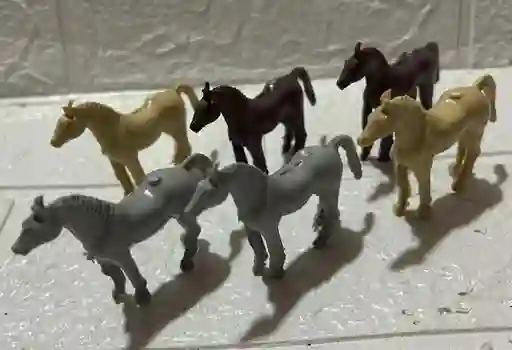 Animales Para Maqueta Caballo X6 Unidades Caballo X6 Unidades