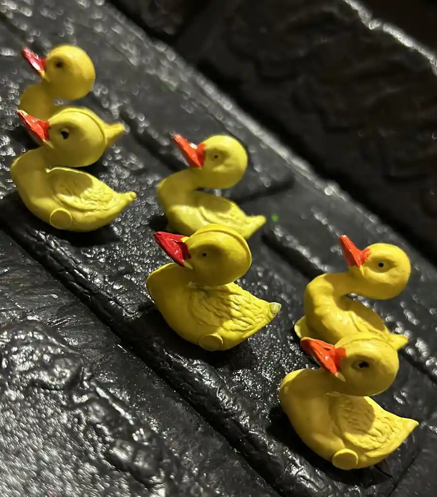 Animales Para Maqueta Patos X6 Unidades Patos X6 Unidades