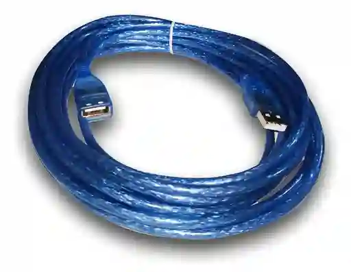 Cable De Extensión Usb 2.0 De 1.5 Metros Color Azul