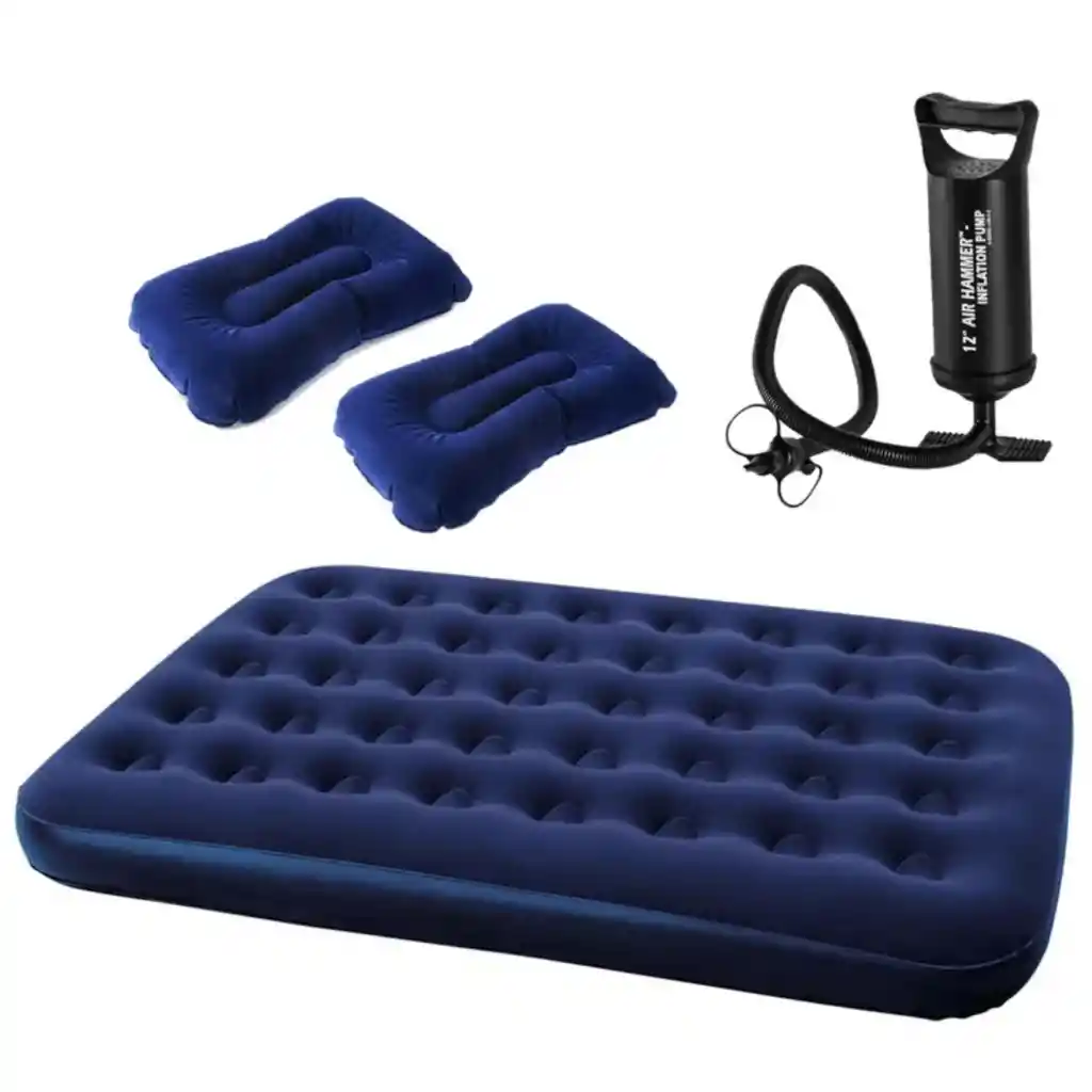Colchón Inflable Con Bomba De Inflar