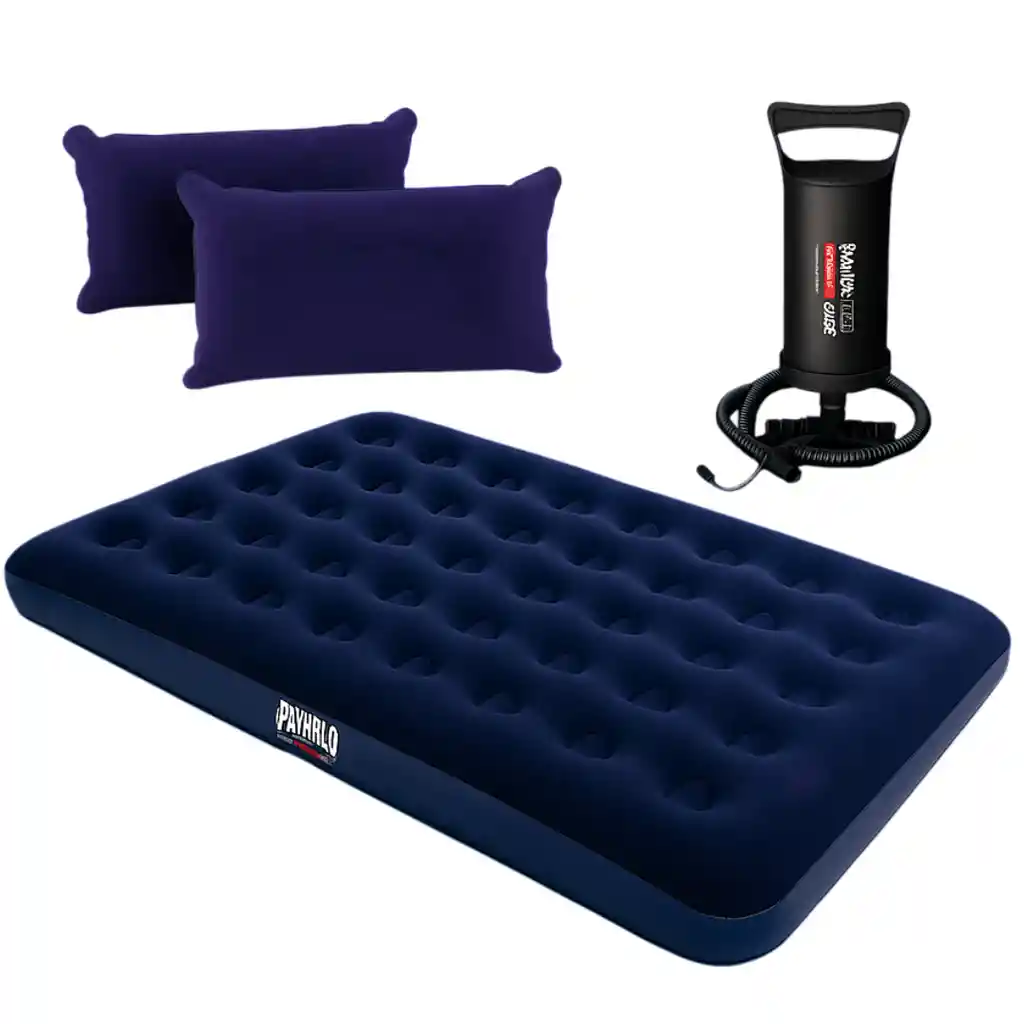 Colchón Inflable Con Bomba De Inflar