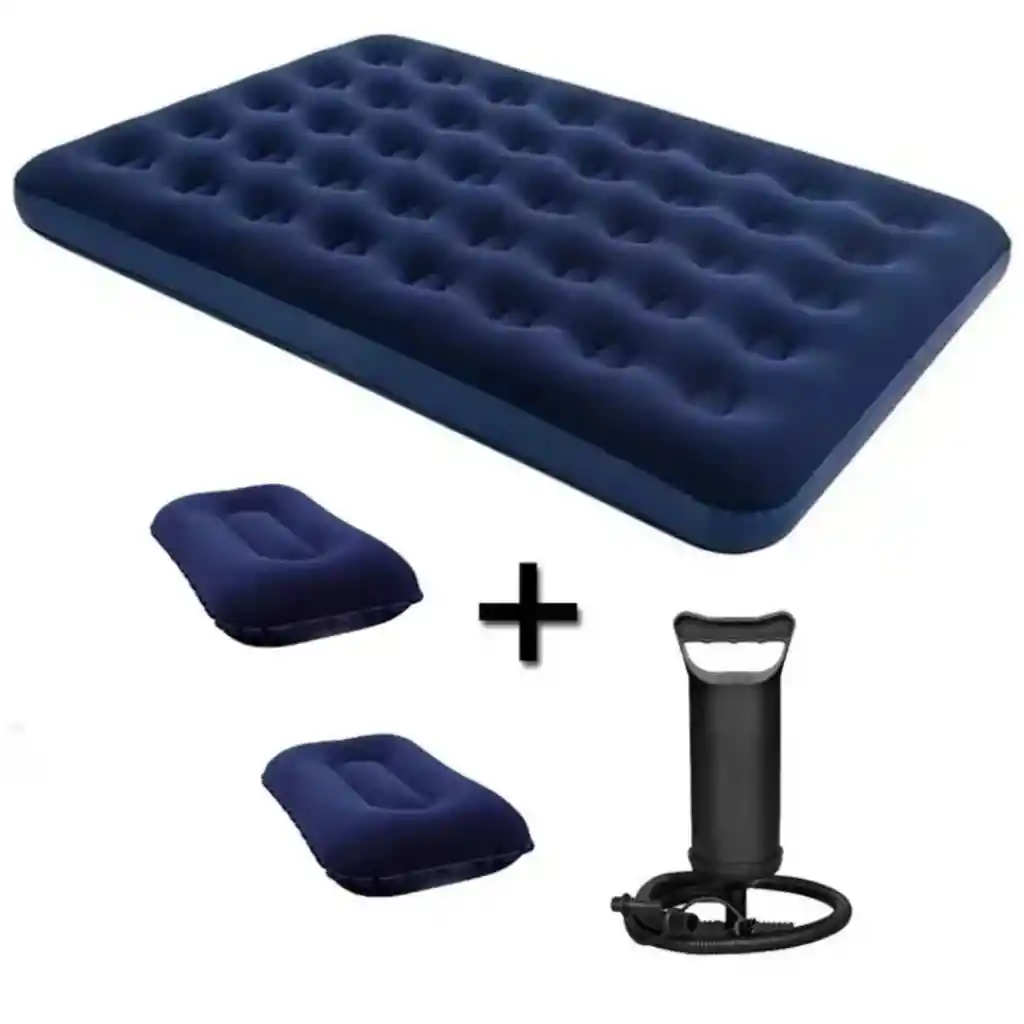 Colchón Inflable Con Bomba De Inflar