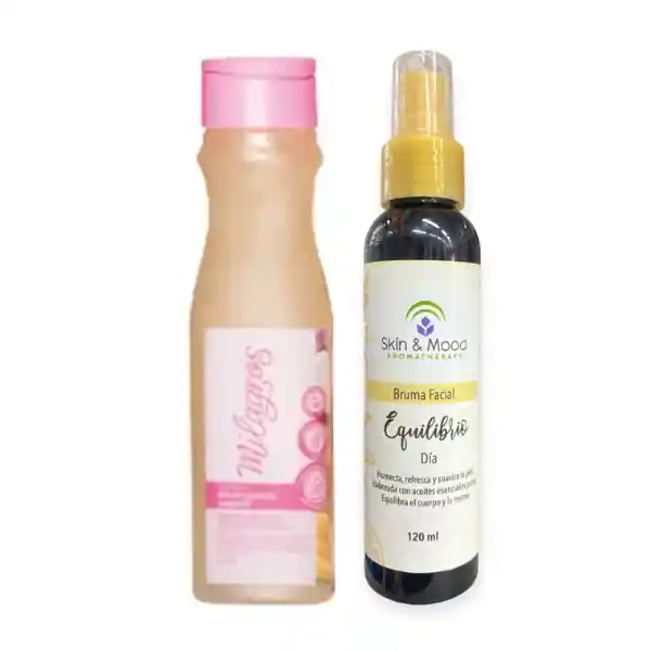 Shampoo Emergencia Milagros + Bruma Día Equilibrio Aromaterapia