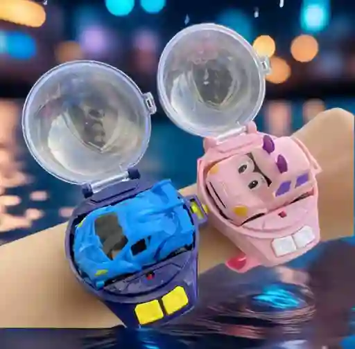 Reloj Carro Manilla Mini Para Niños