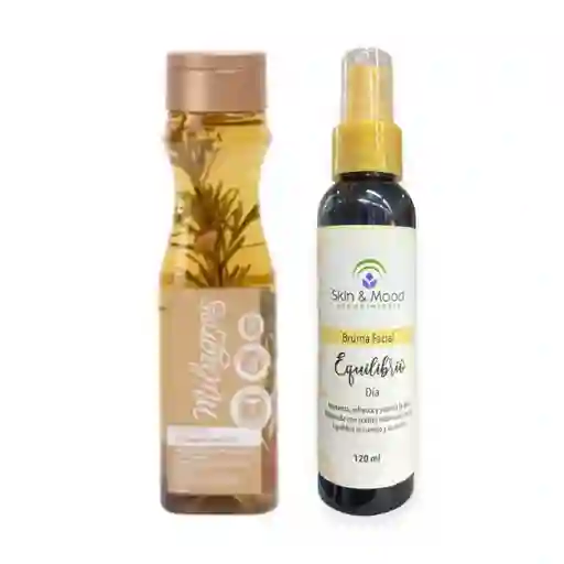 Shampoo Romero Milagros + Bruma Día Equilibrio Aromaterapia