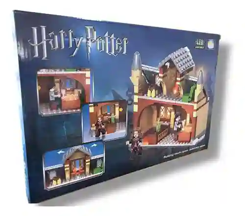 Juguete Bloques Armables Harry Potter Escuela De Magia Cabaña Luz Led - 86008 323 Piezas