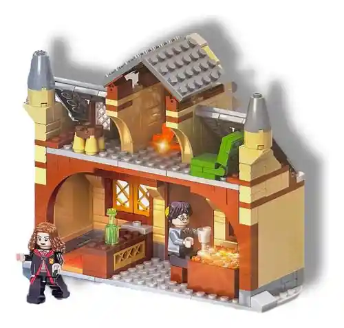 Juguete Bloques Armables Harry Potter Escuela De Magia Cabaña Luz Led - 86008 323 Piezas