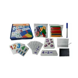 Juego Encajable Montessori Enseñanza Matemáticas Didácticas