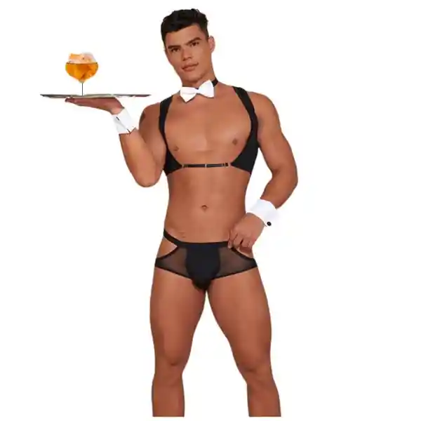 Conjunto Mesero Falkor Negro