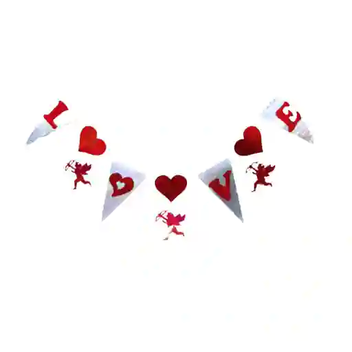 Banderin Love Cupido