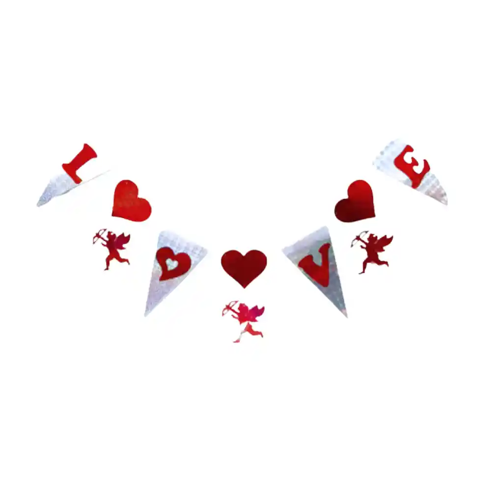 Banderin Love Cupido