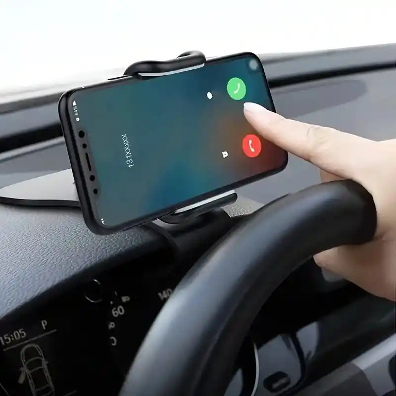 Soporte Para Teléfono De Auto Con Rotación 360°. ¡seguridad Y Comodidad En Tu Viaje