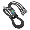 Cable De Carga 3 En 1 100w Tipo C / V8 / Iphone
