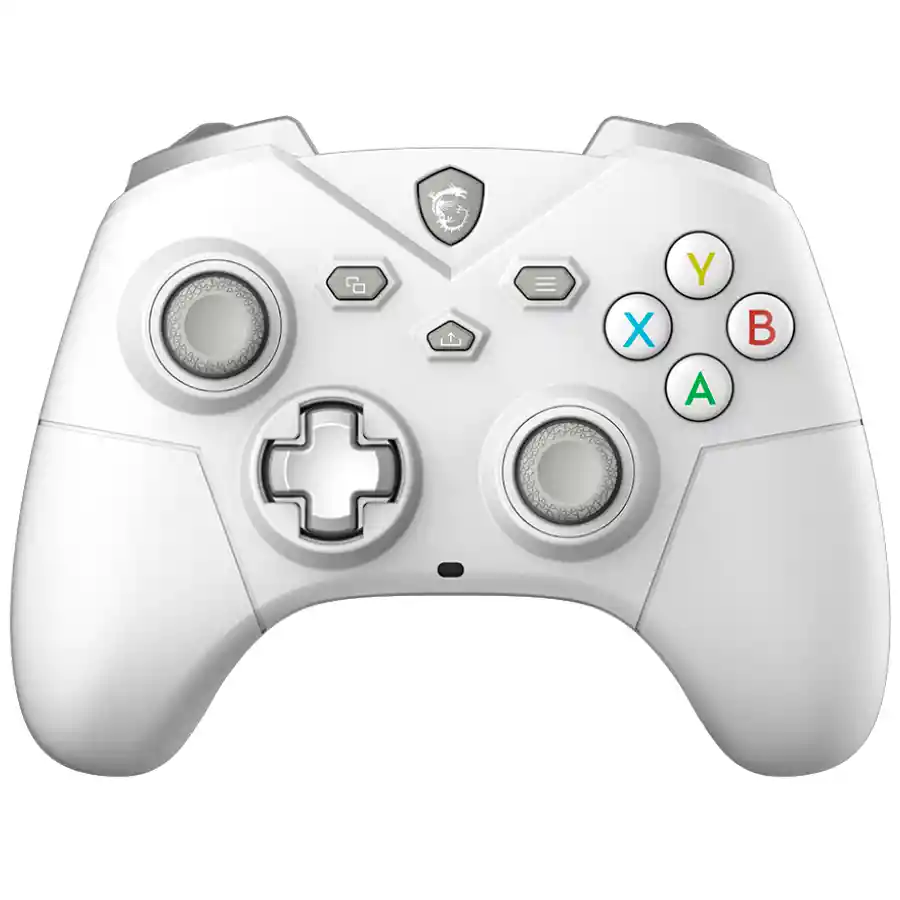 Control Gamer Msi Force Gc300 Inalambrico Y Bluetooth Blanco