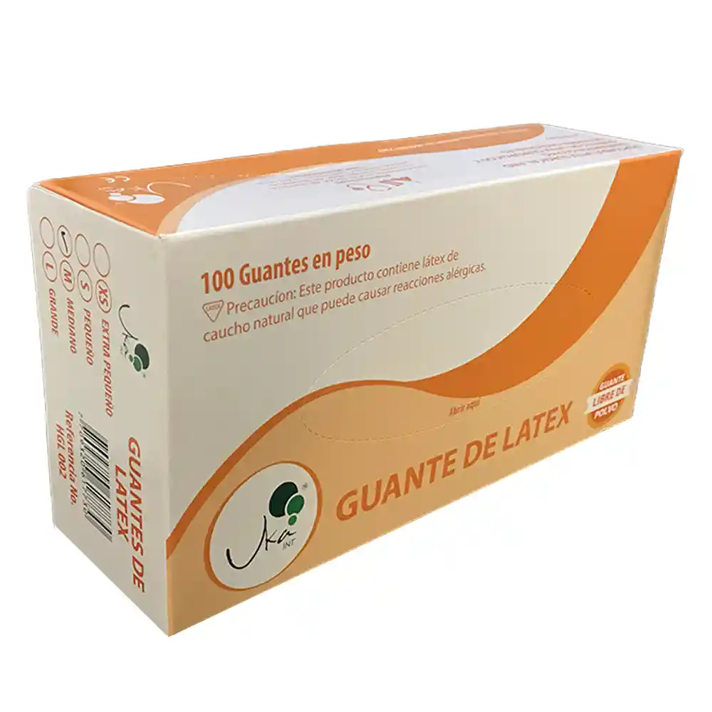 Guante Látex Sin Polvo X 100 Und Talla L