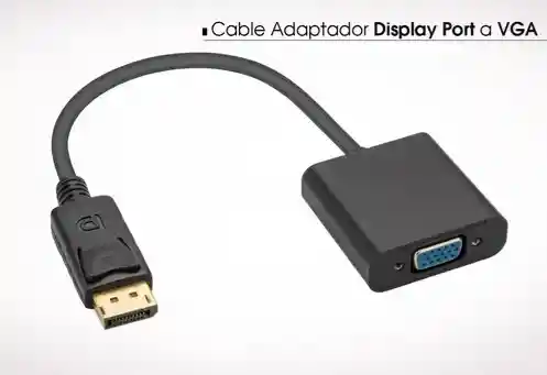 Cable Adaptador Display Port A Vga Conversor Displayport