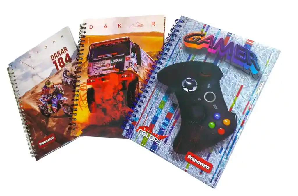 Cuaderno Argollado Cuadriculado Pasta Dura 80 Hojas 1 Materia Hombre Pequeño