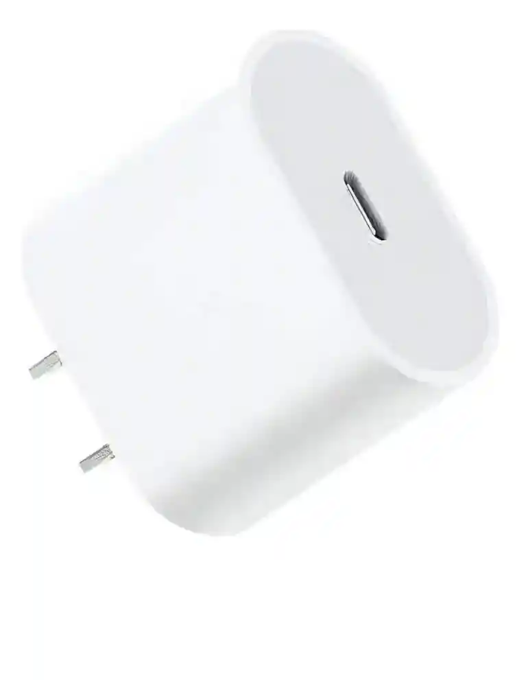Cargador A1692 Blanco Cubo Carga Rápida 20w Tipo C Para Iphone X/11/12/13