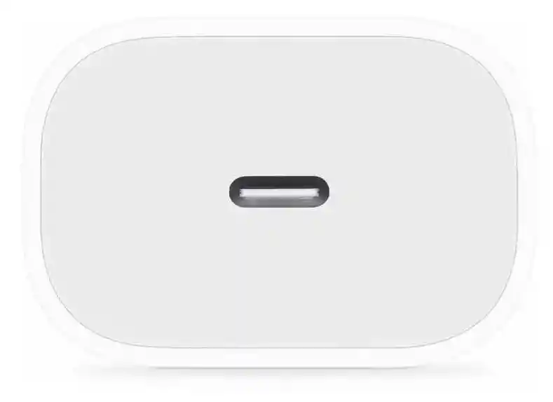 Cargador A1692 Blanco Cubo Carga Rápida 20w Tipo C Para Iphone X/11/12/13