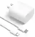 Cargador Compatible Con Iphone Del 6 A 14 Pro Max Color Blanco
