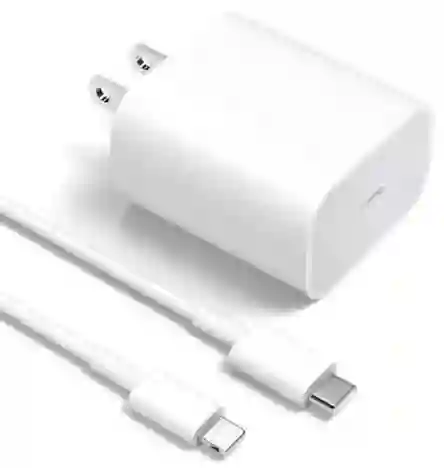 Cargador Compatible Con Iphone Del 6 A 14 Pro Max Color Blanco