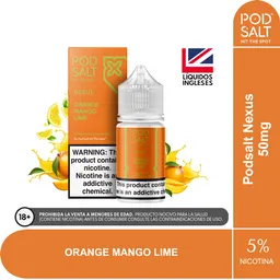 Sal De Nic Podsalt Orange Mango Lime 30 Ml 5%