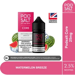 Sal De Nic Podsalt Watermelon Breeze 30 Ml 2,5%