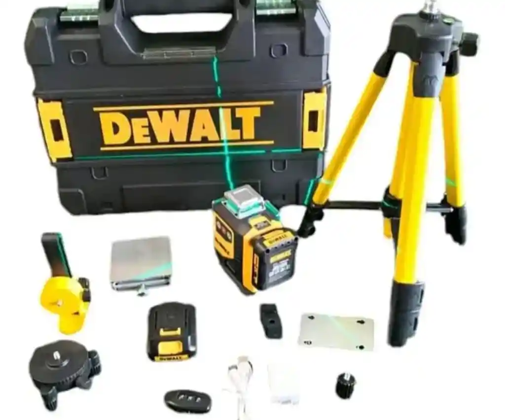 Nivel Laser 16 Líneas Luz Verde Tripode Y Maleta Dewalt Profesional