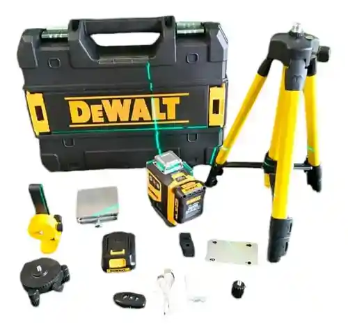 Nivel Laser 16 Líneas Luz Verde Tripode Y Maleta Dewalt Profesional