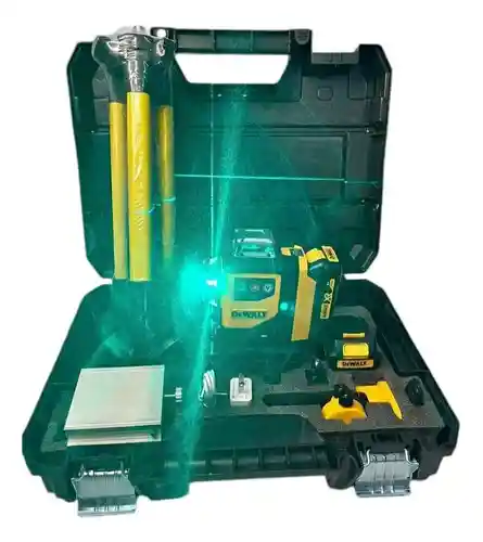 Nivel Laser 16 Líneas Luz Verde Tripode Y Maleta Dewalt Profesional