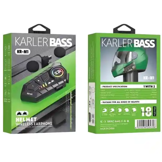 Intercomunicador Para Casco De Moto Kr-m1