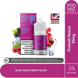 Sal De Nic Podsalt Blue Razz Cherry Blast 30 Ml 5%
