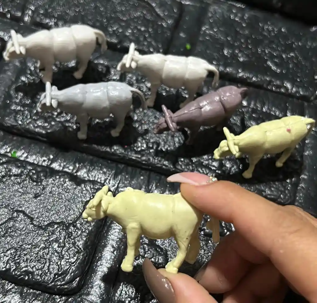 Animales Para Maqueta Vacas X6 Unidades Vacas X6 Unidades
