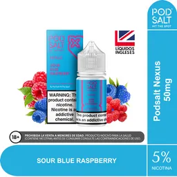 Sal De Nic Podsalt Sour Blue Raspberry 30 Ml 5%