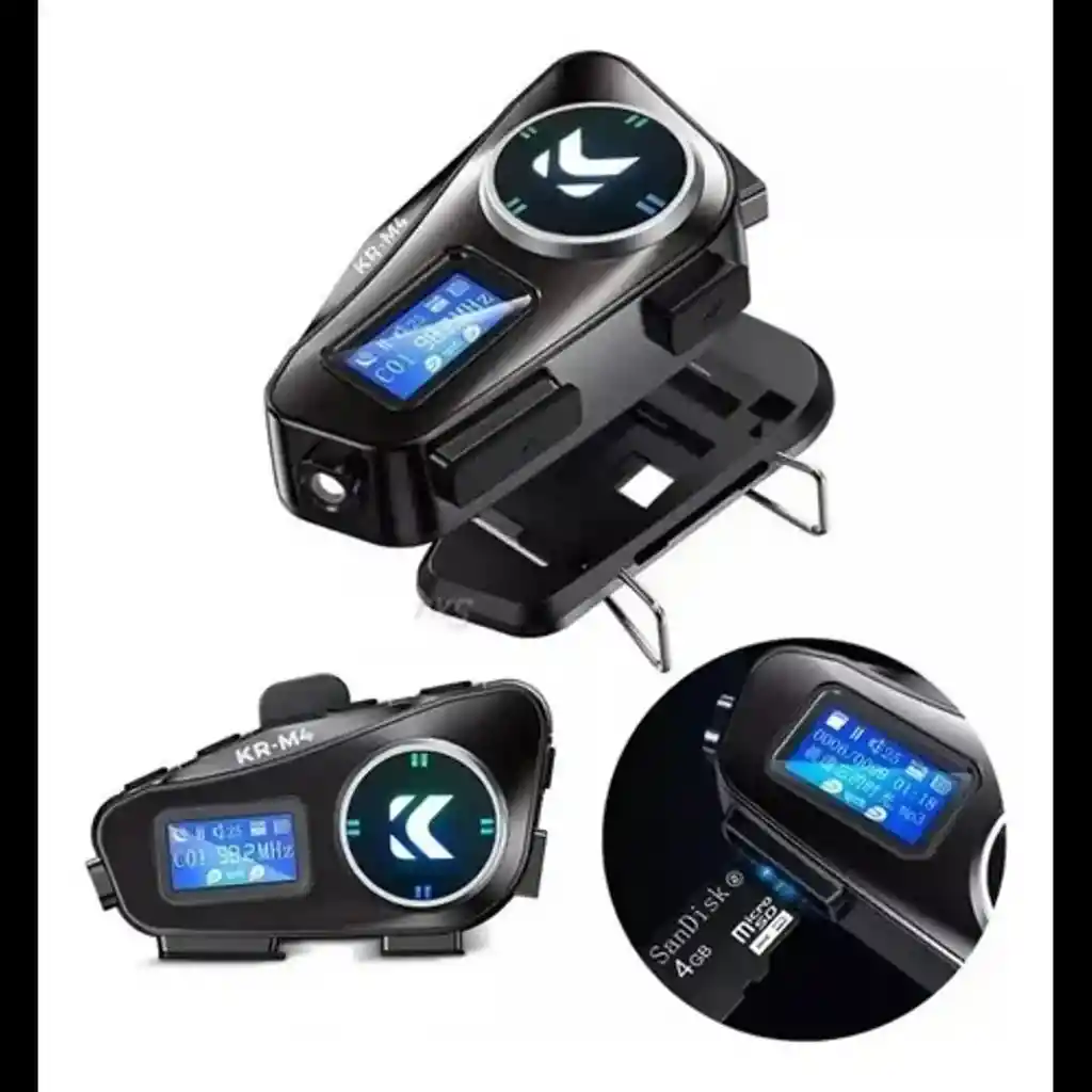 Intercomunicador Kr-m4 Para Cascos De Moto