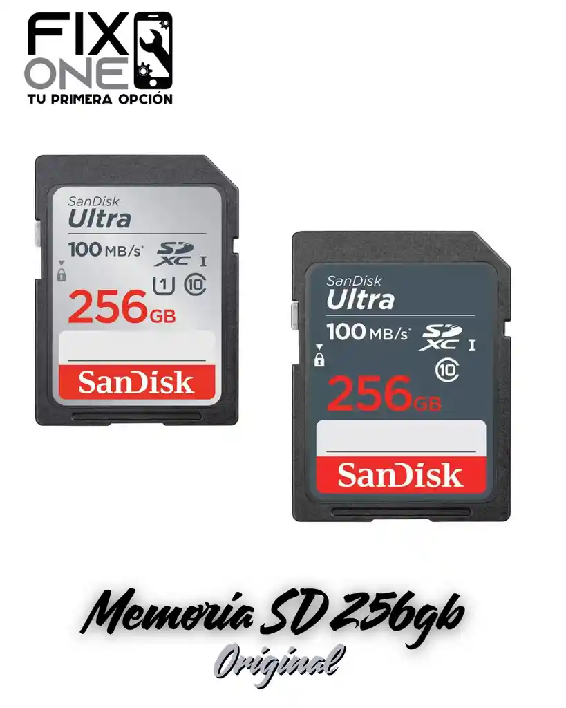 Memoria Sd 256 Gb Sandisk