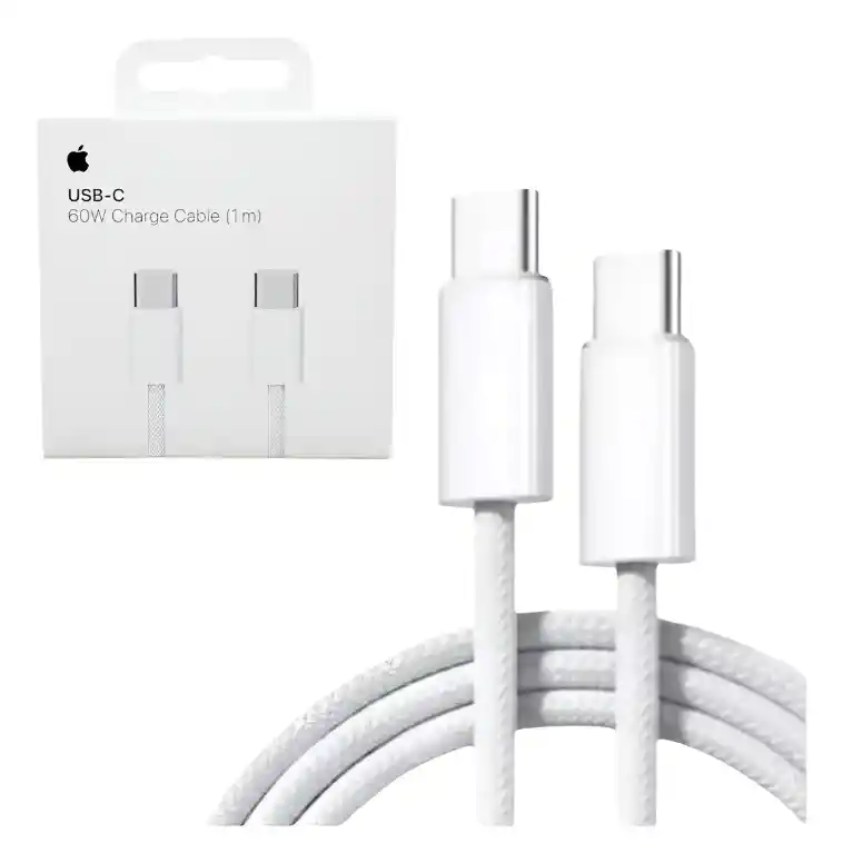 Cable Usb-c Trenzado De Carga Rápida 60w Compatible Con Appl