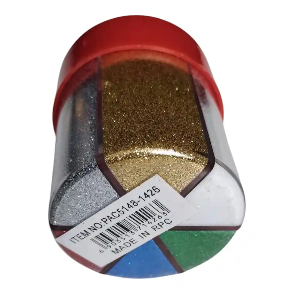 Dispensador De Escarcha Tarro *6 Colores
