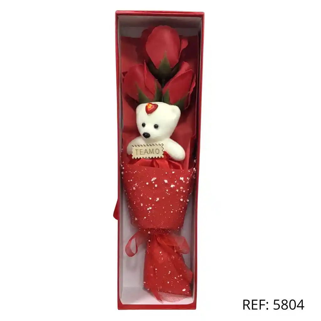 Adorno Rosas X3 Oso
