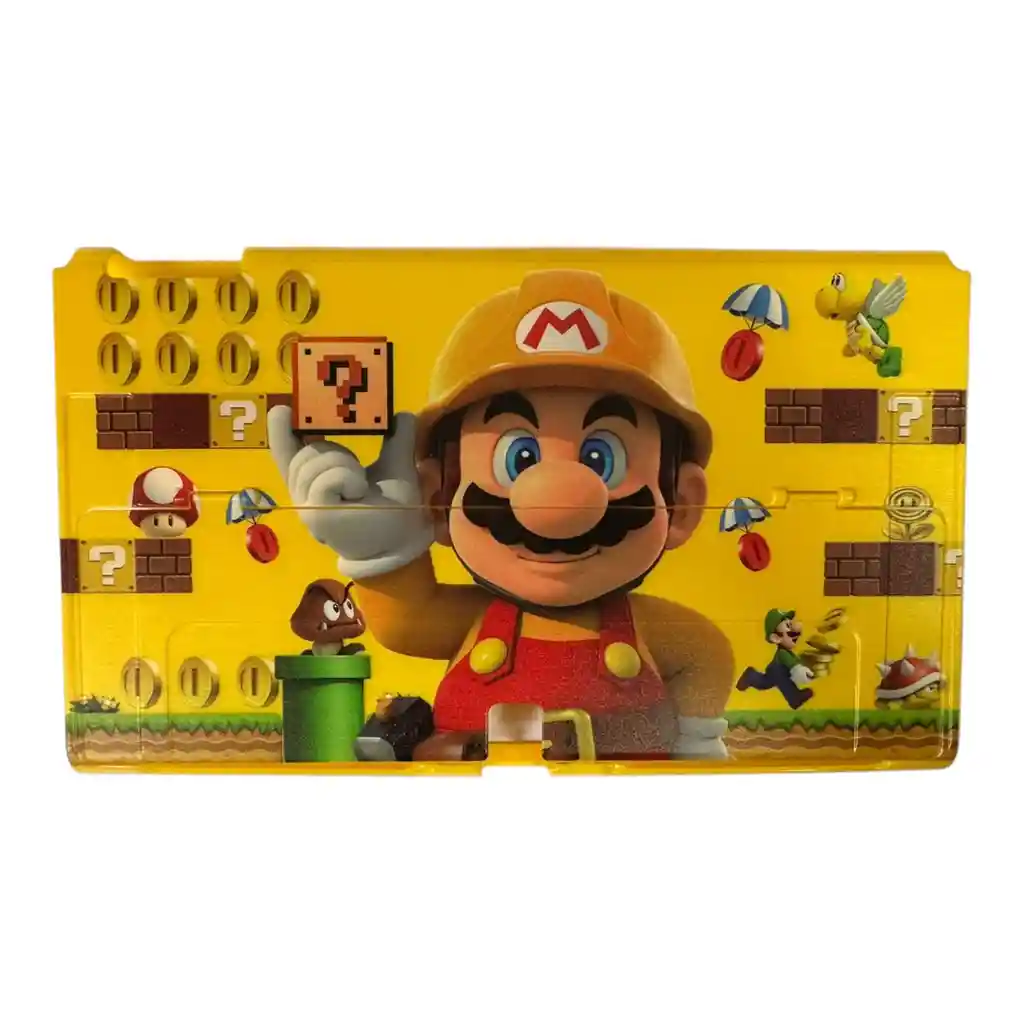 Acrilico Rigido De Diseño Mario Maker Compatible Switch Oled
