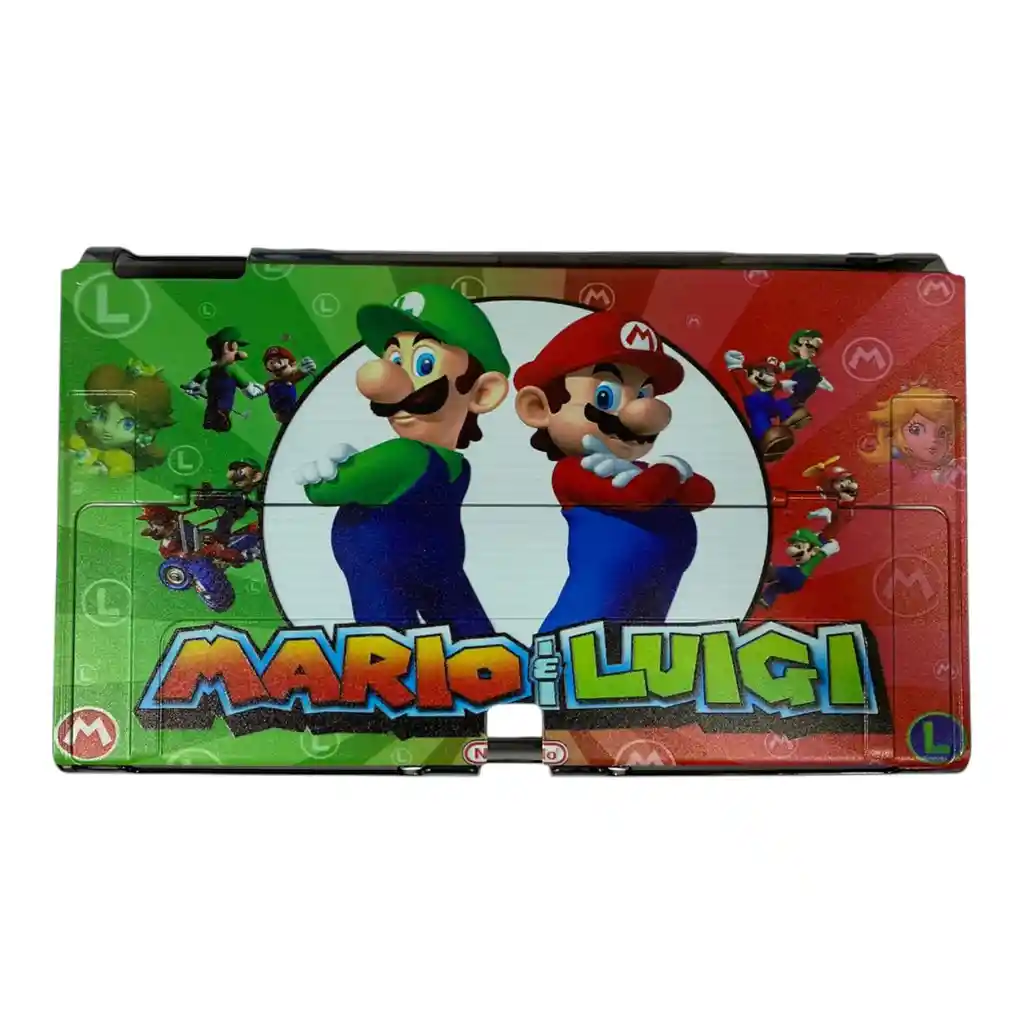 Acrilico Rigido De Diseño Mario Y Luigi Compatible Switch Oled