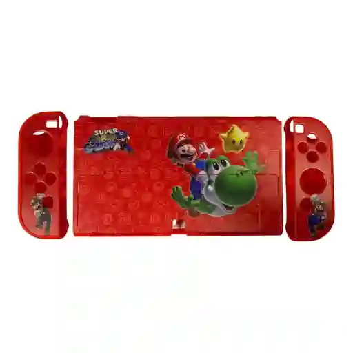 Acrilico Rigido De Diseño Mario 3 Compatible Switch Oled