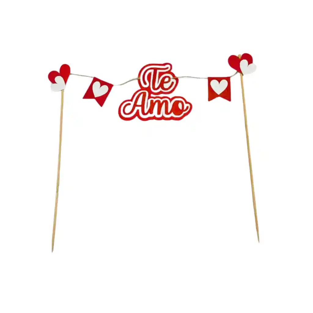 Mini Banderin Te Amo
