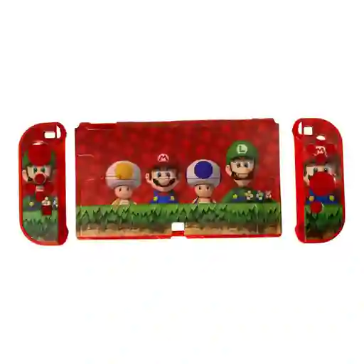 Acrilico Rigido De Diseño Mario 2 Compatible Switch Oled