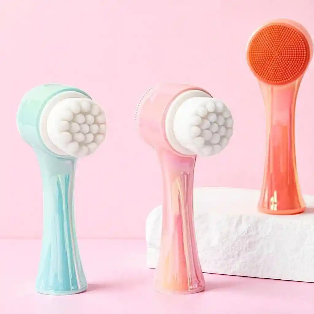 Cepillo Facial Exfoliante 2 En 1