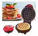 Waflera Mini Maquina Waffles Pequeña Redonda