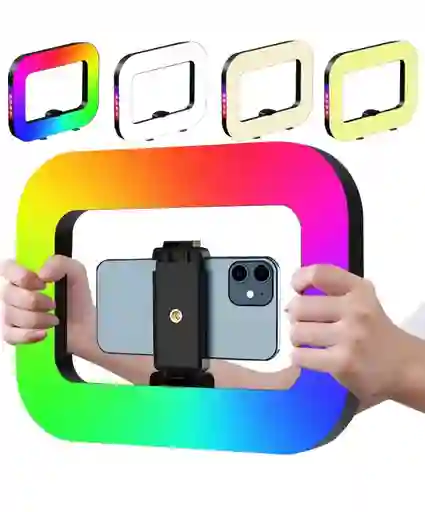 Soporte De Video Para Teléfono Y Cámara Luz Rgb